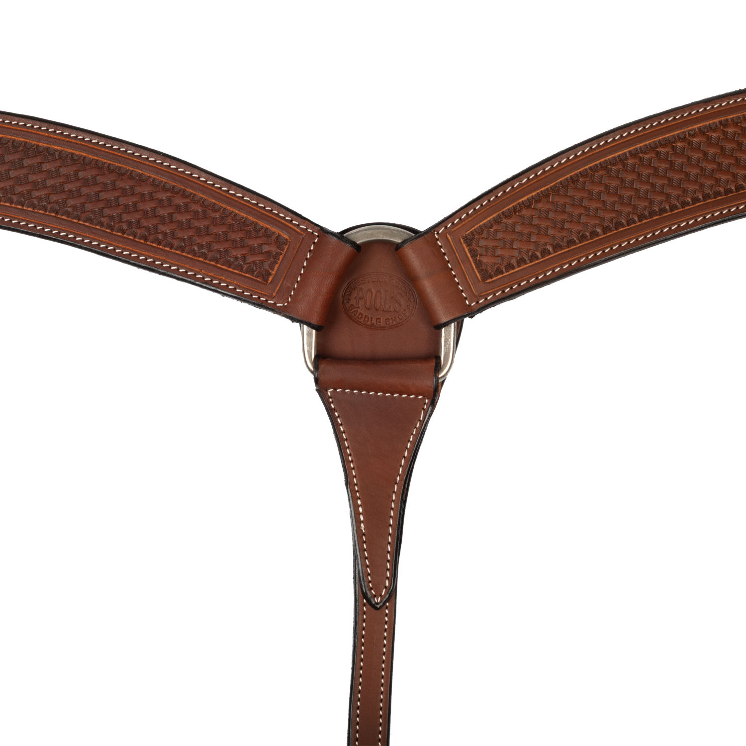 Kožený westernový poprsník Pool's Deluxe Basket