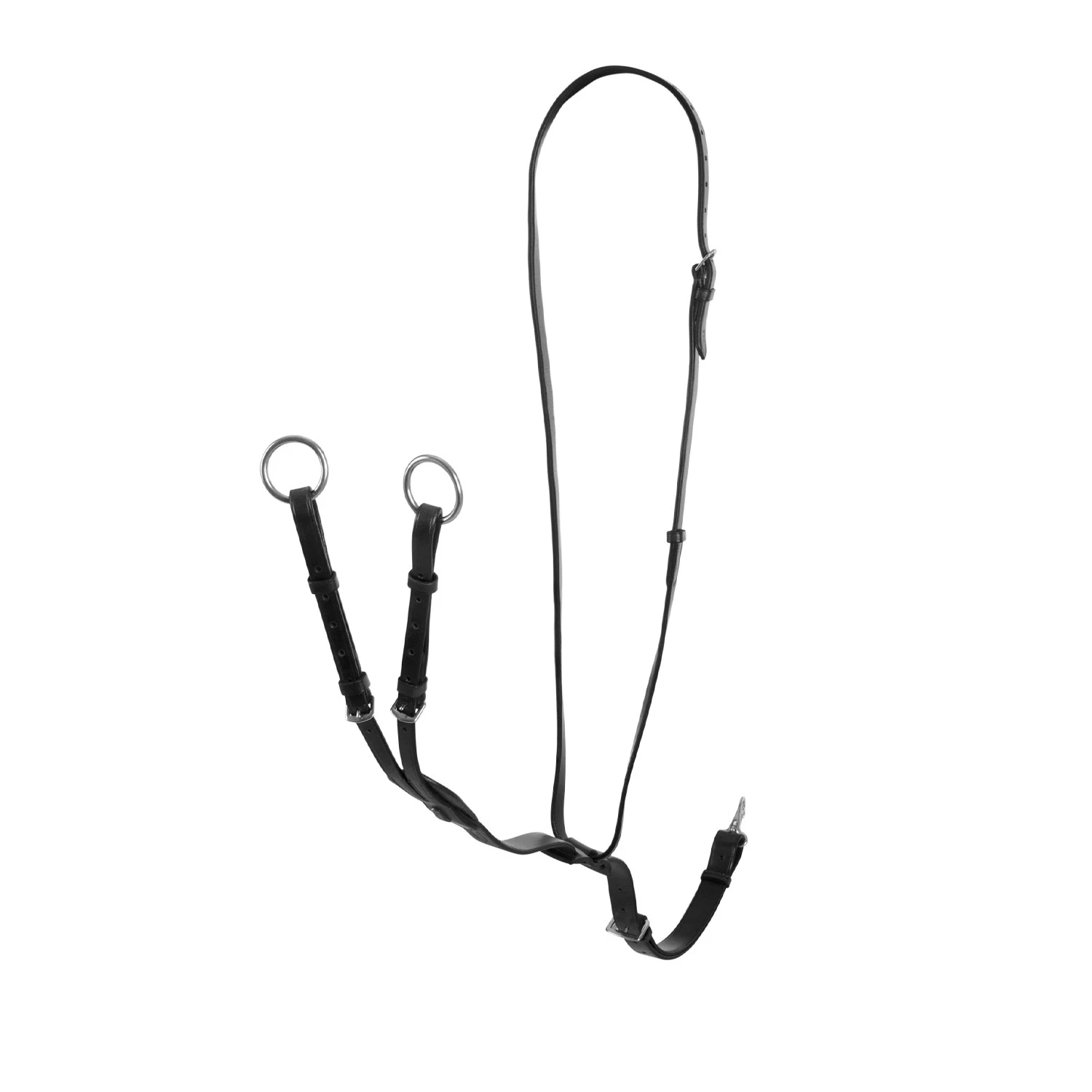 Duurzame leren martingale halsband