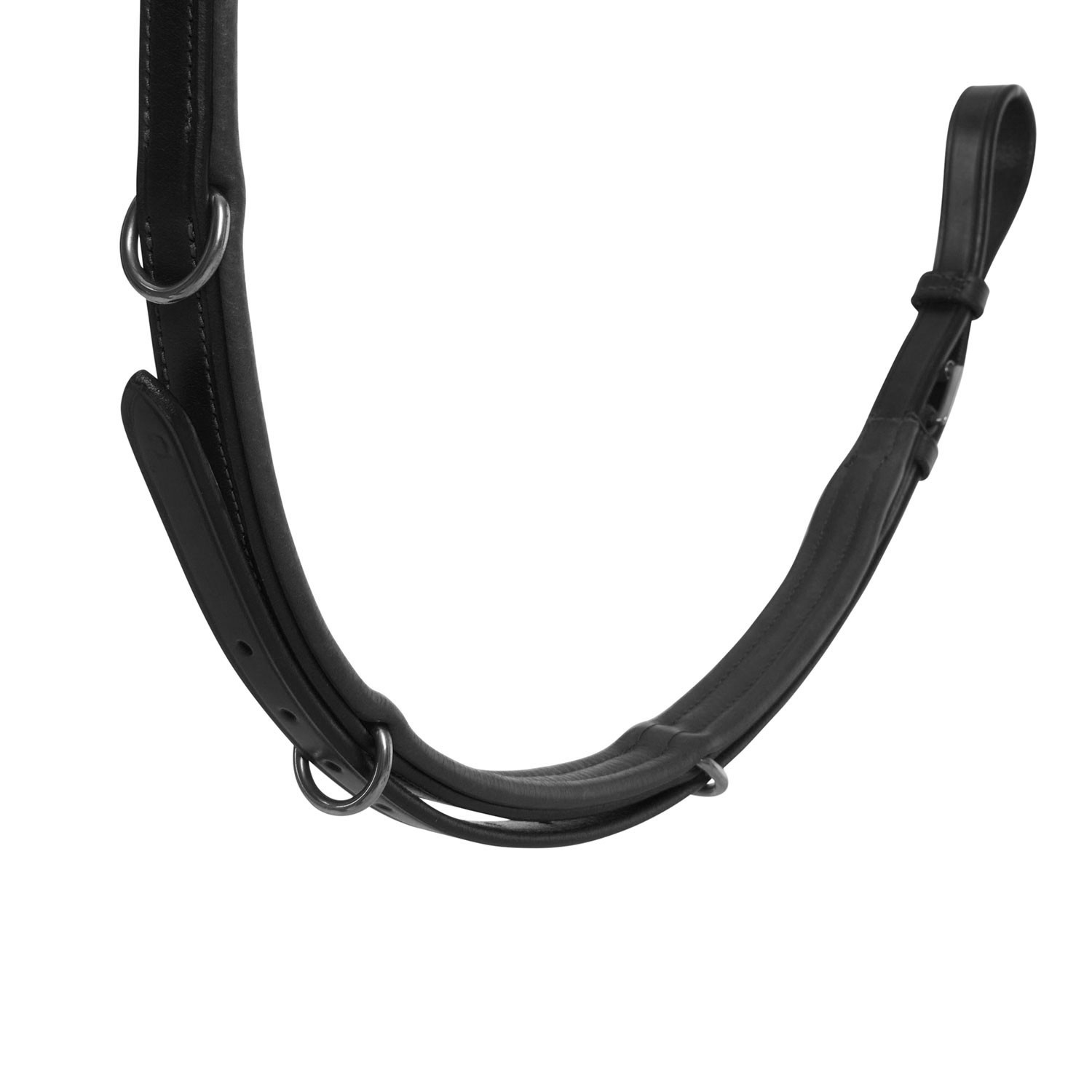 Kožený poprsník Equestro Y s martingalem