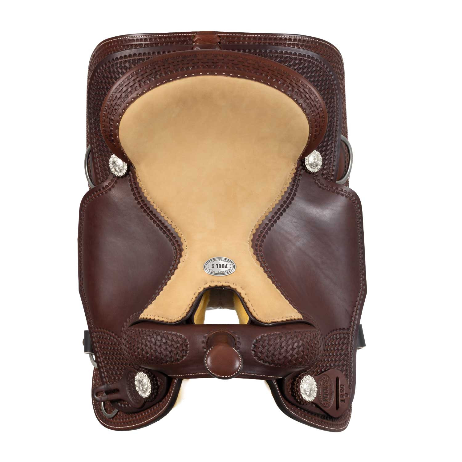 Westernové reiningové sedlo Pool's Classic Reiner Basket 1820