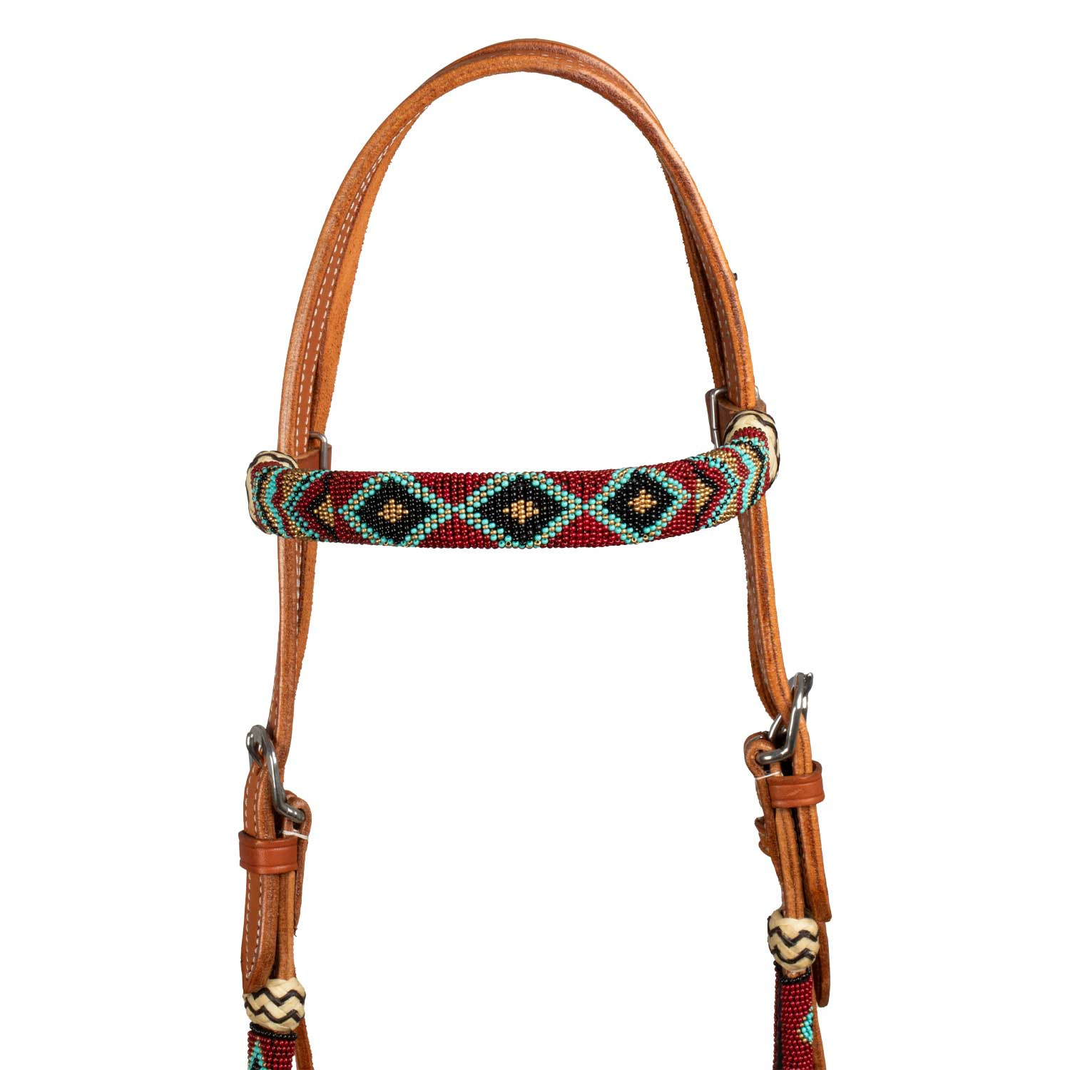 Bosal Pool's Burgundy Pearls s žíněnými mecate otěžemi