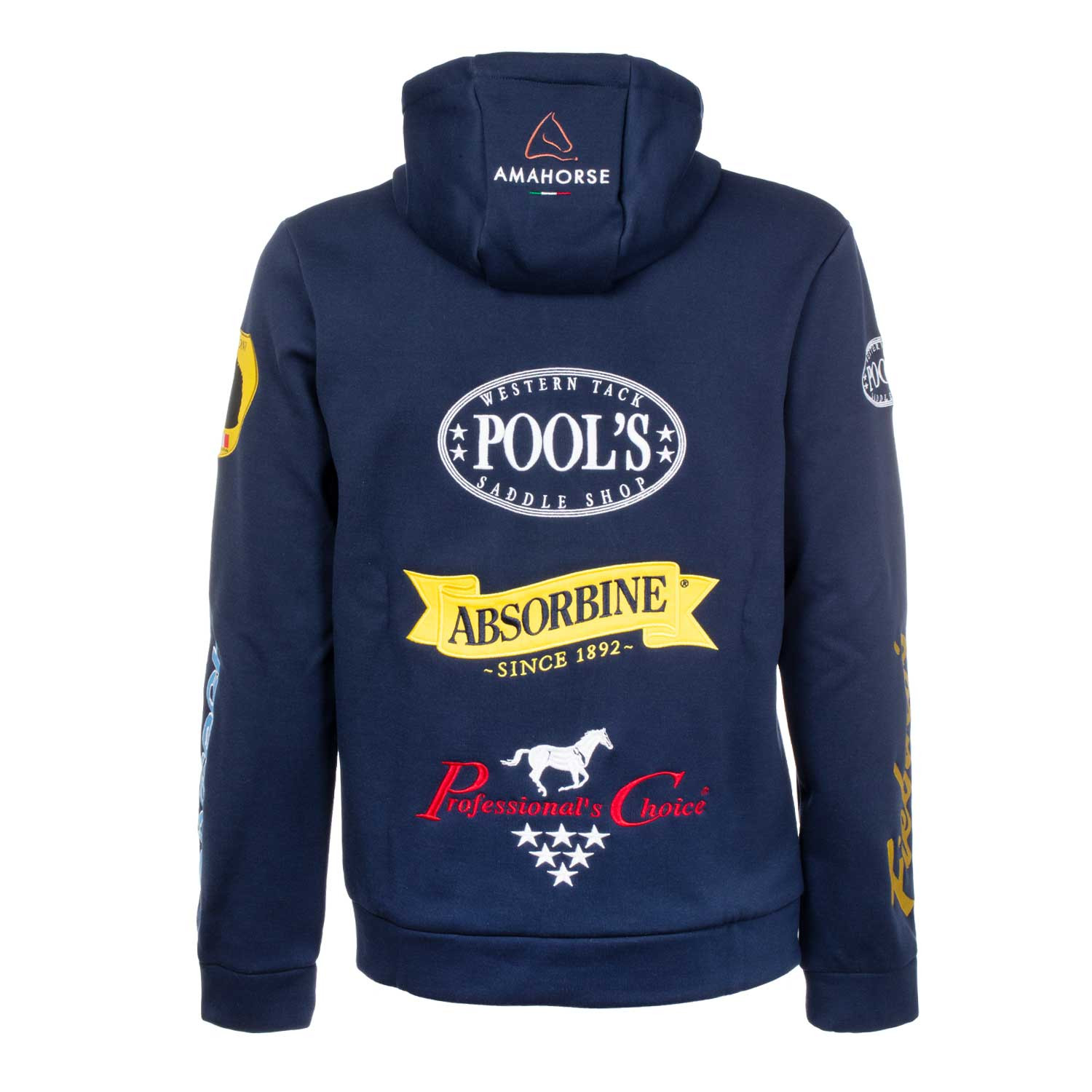Multilogo Unisex Hooded Jacket
