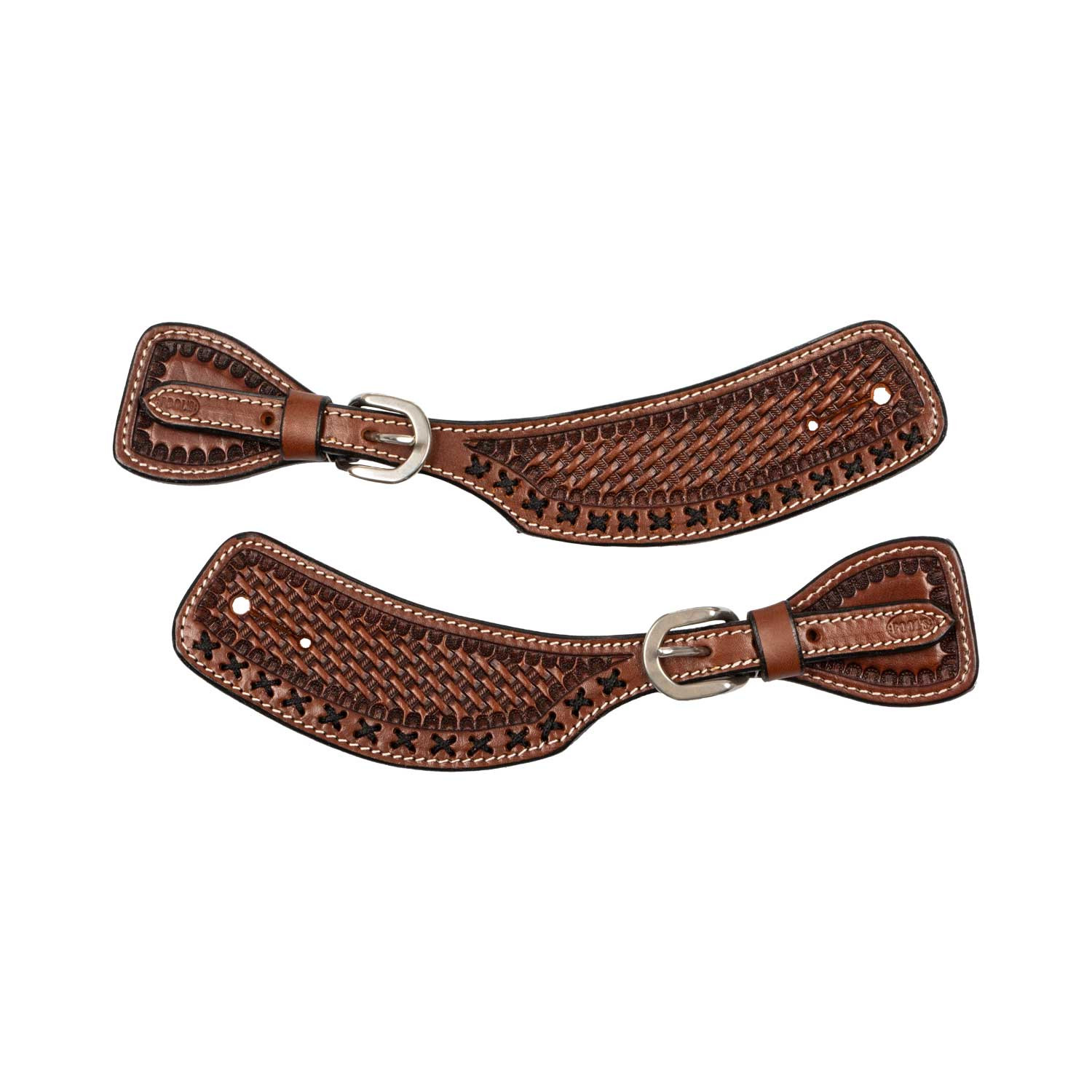Western Spur Straps With Decorations