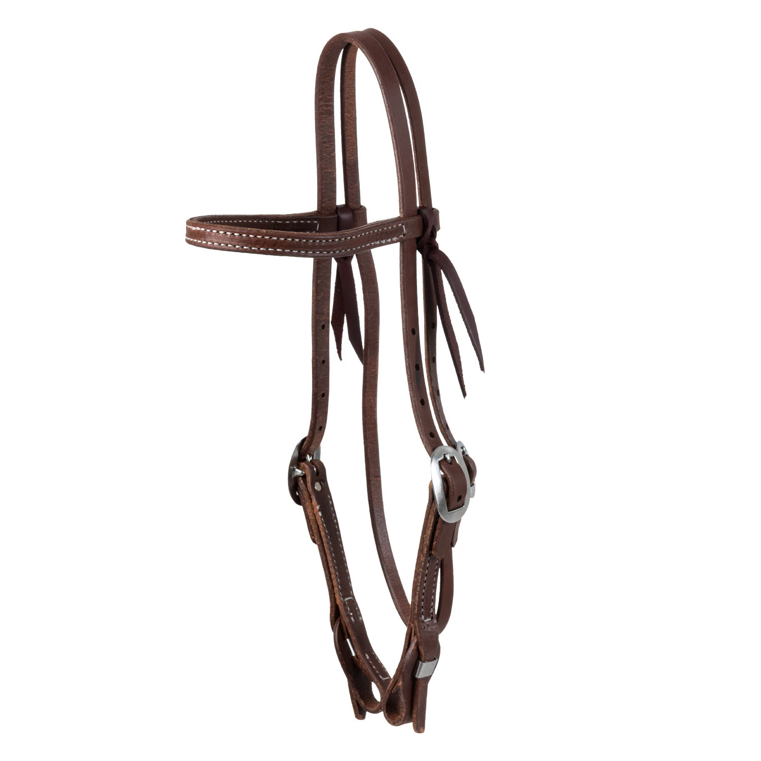 CABEZADA WESTERN CON FRONTALERA Y SISTEMA DE CAMBIO RÁPIDO.