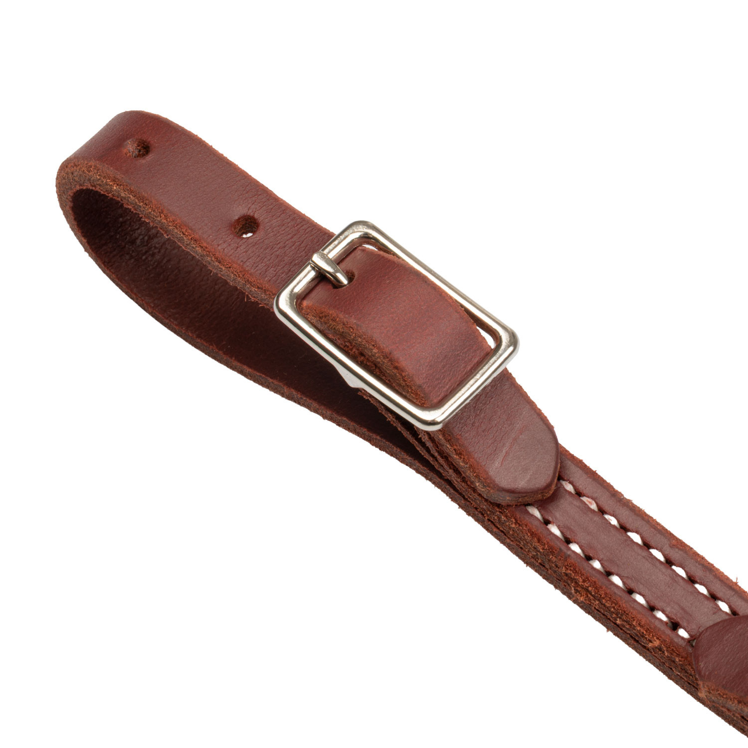 Kožené westernové otěže Platinum Pro Curb Latigo 5/8"