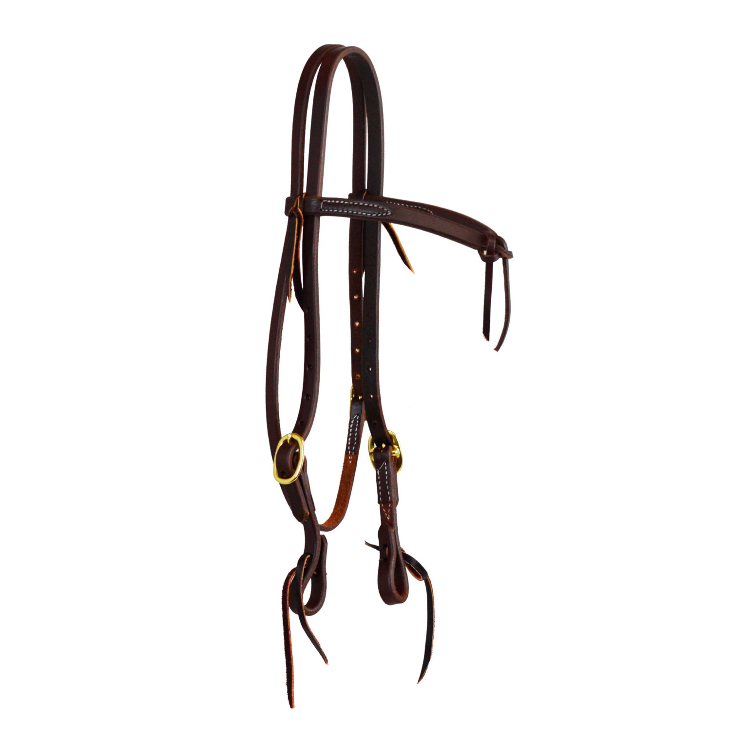Kožená westernová uzdečka Platinum Pro Futurity Knot 5/8"