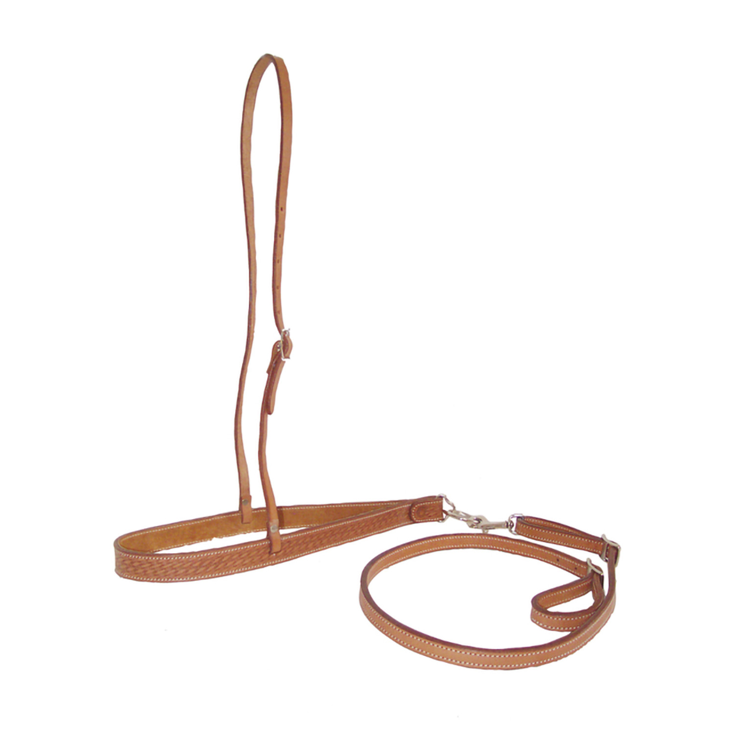 Kožený westernový nánosník s tie-downem Pool's Basket