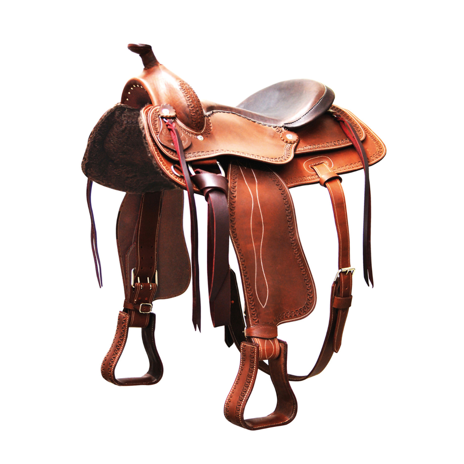 Reiner Red Horns Saddle