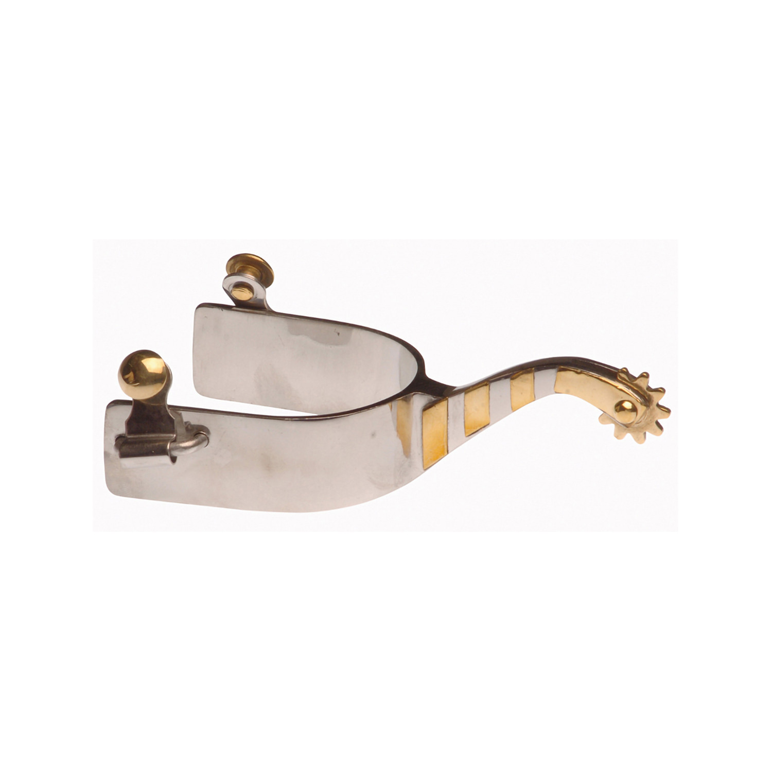 Ss Spurs W/Brass Trims