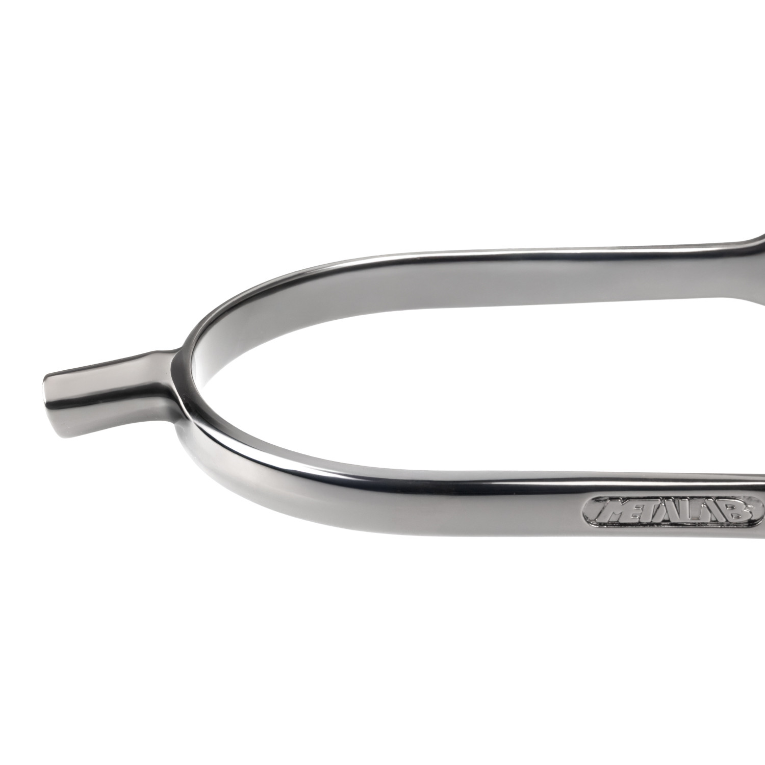 Chromované ostruhy Metalab s krátkým krčkem – velikost 30 MM