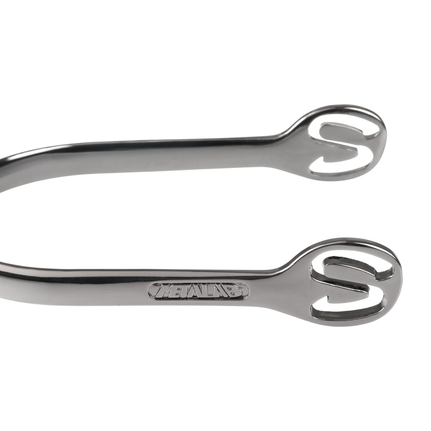 Chromované ostruhy Metalab s krátkým krčkem – velikost 30 MM