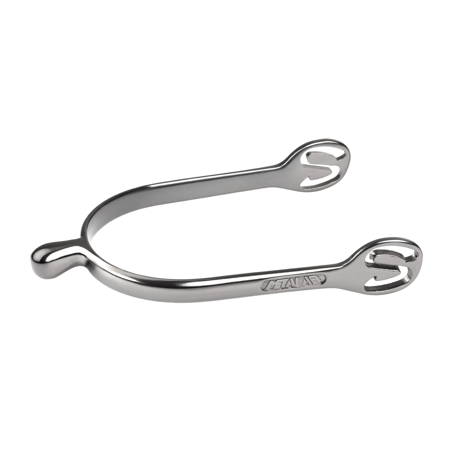 Chromované ostruhy Metalab s kulatým zakončením – velikost 20 MM