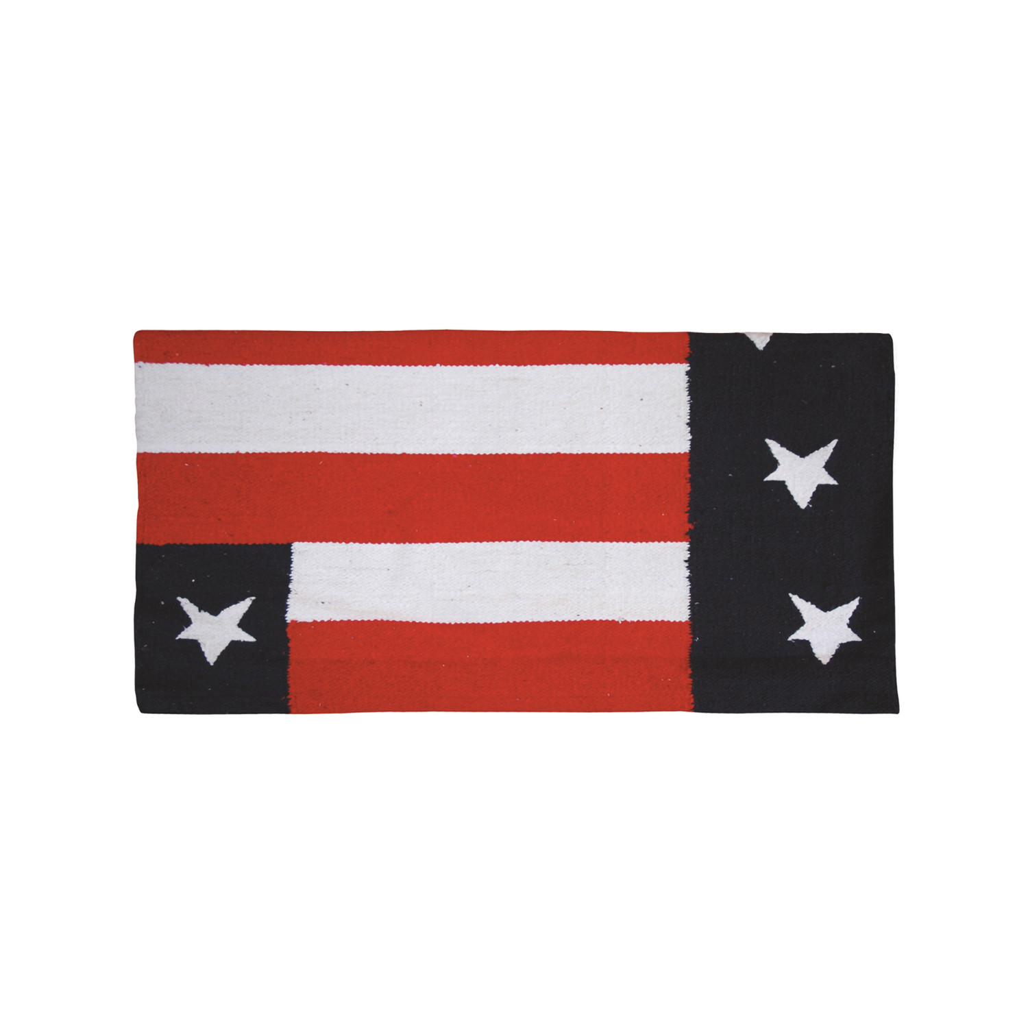 Bavlněná westernová show deka Lakota USA Flag 32 × 34"
