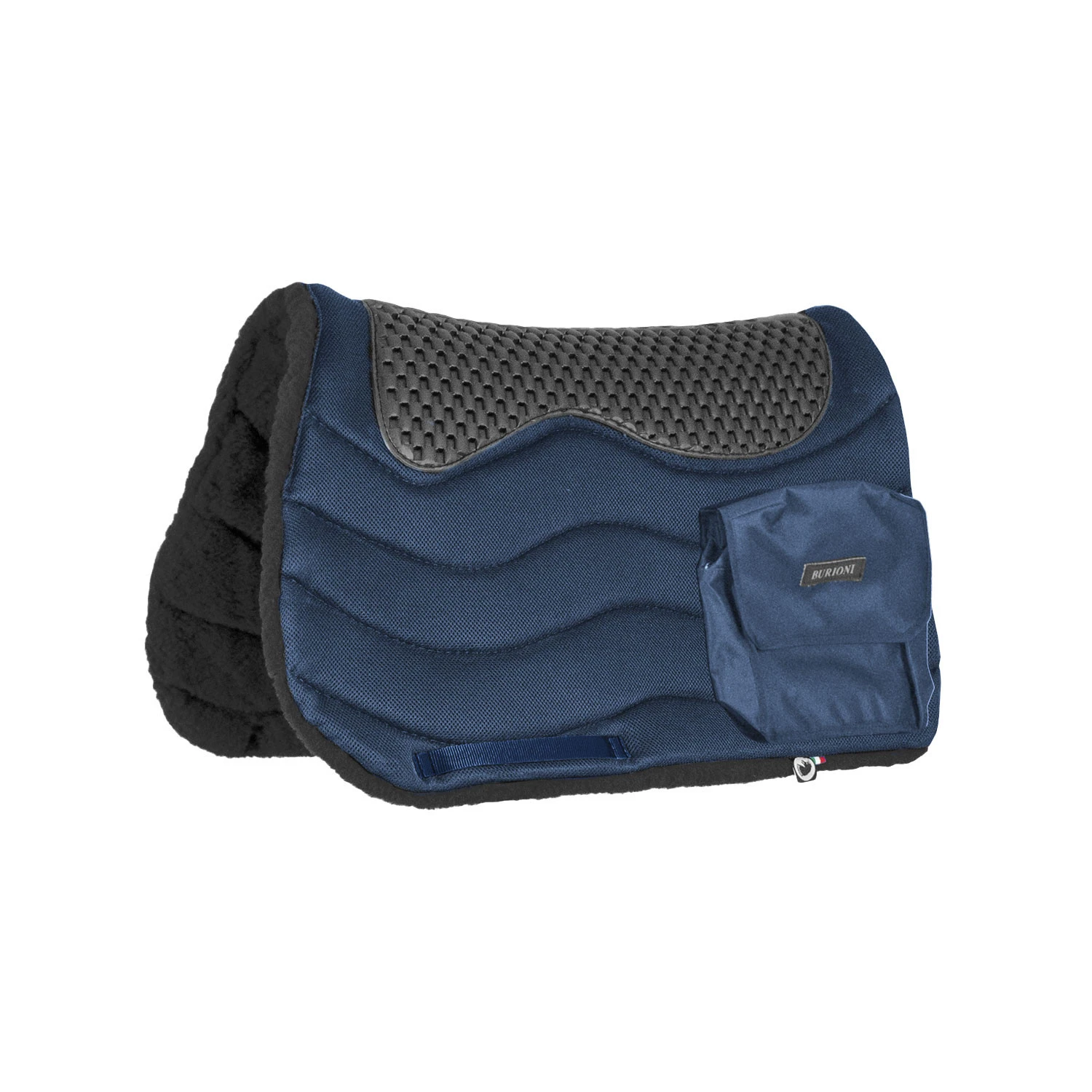 SADDLE PAD WITH POCKETS TT/FLEECE HD + FEATHER PAD