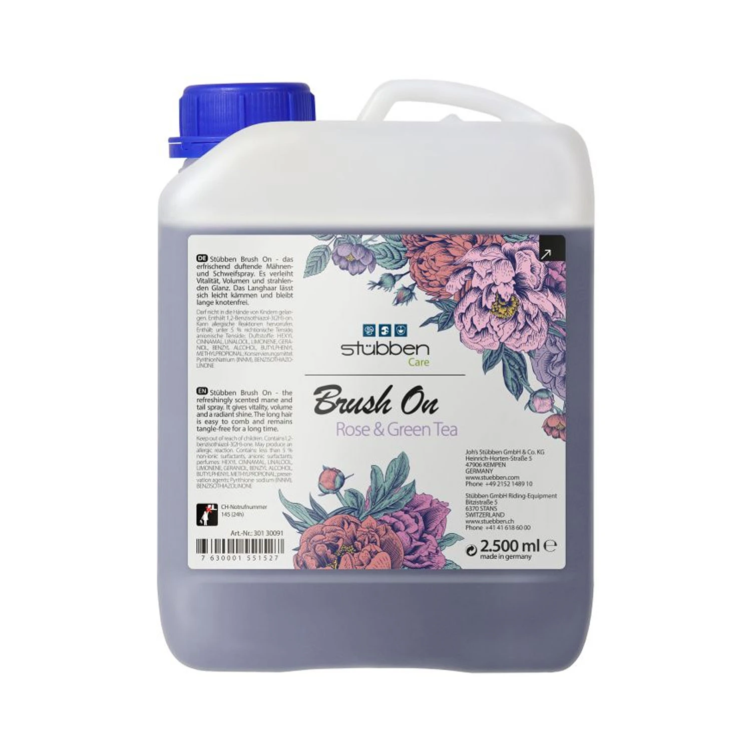 STUBBEN BRUSH ON RÓŻA I ZIELONA HERBATA 2,5 L