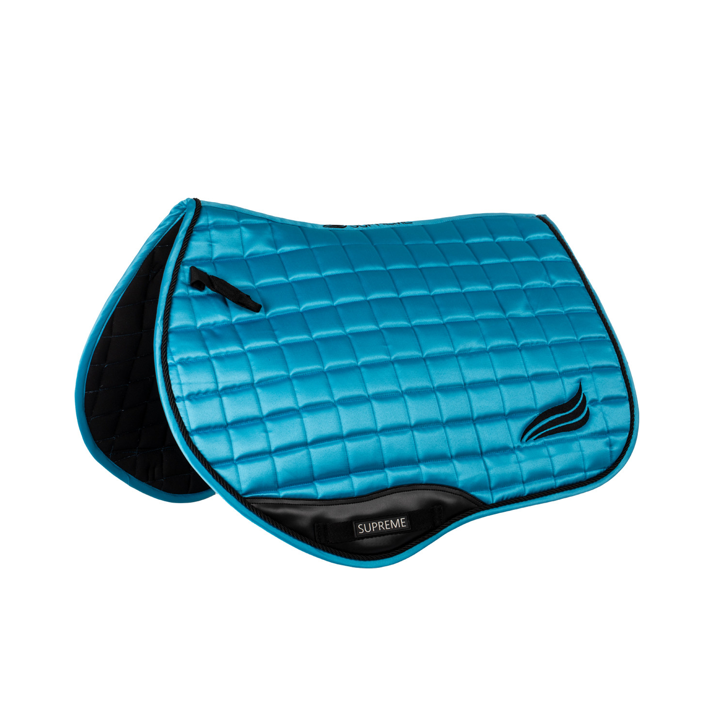 Satin jumping saddle pad