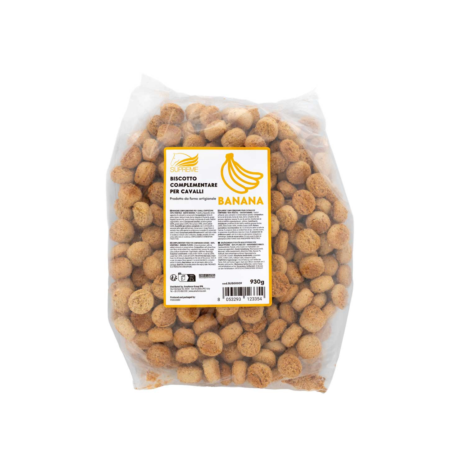 Vegetable Biscuit For Horses Banana Flavor (930 G)