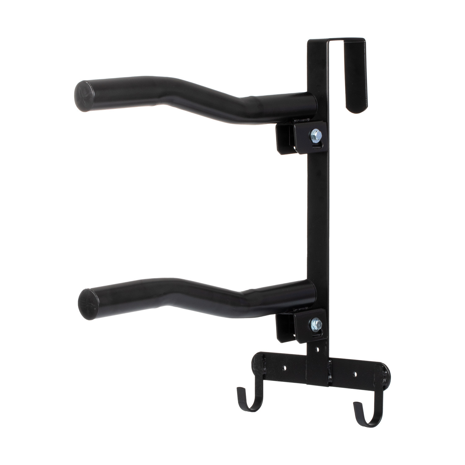 Folding 2-Seat Saddle Rack With Hook