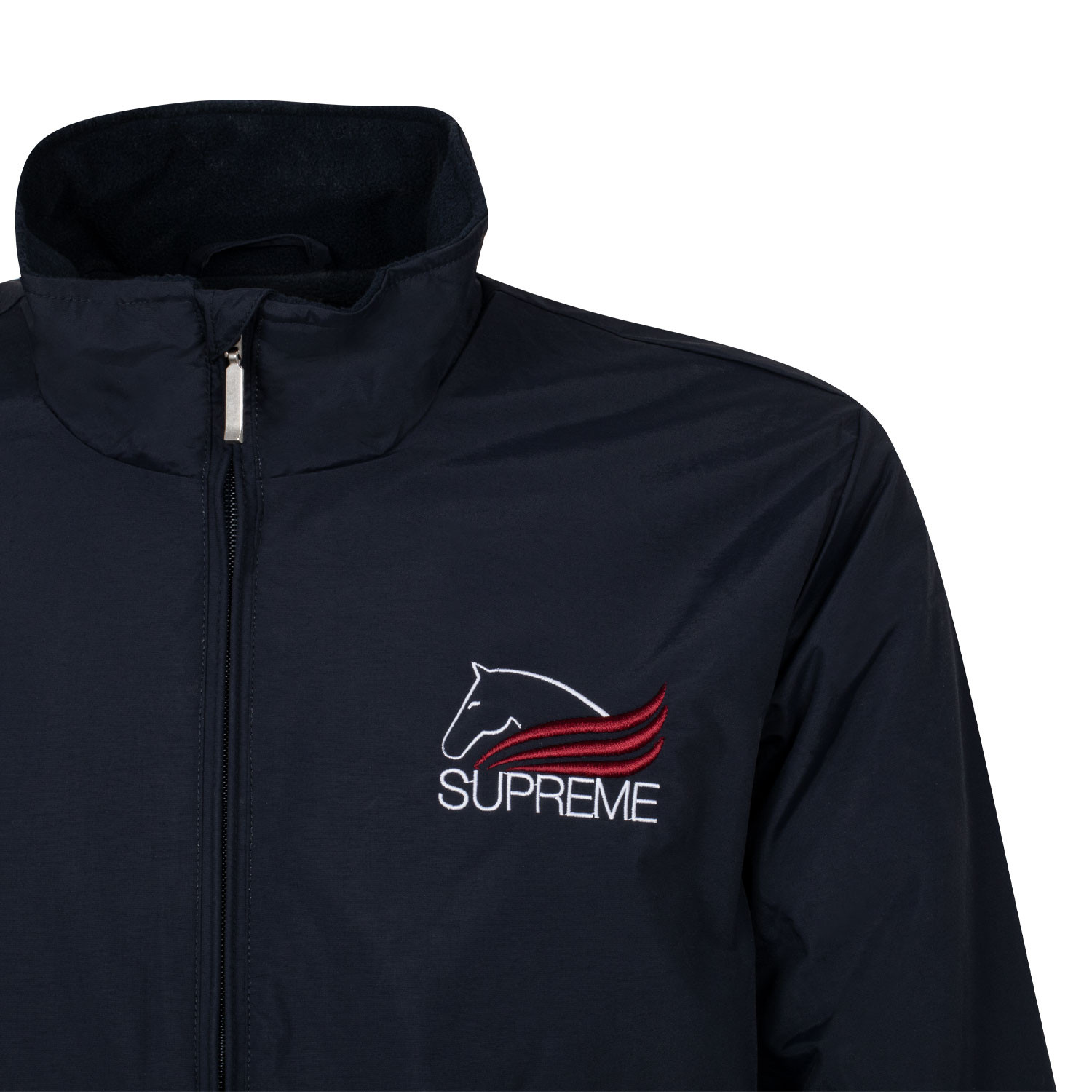 Unisex jezdecká bomber bunda Supreme s fleecovou podšívkou