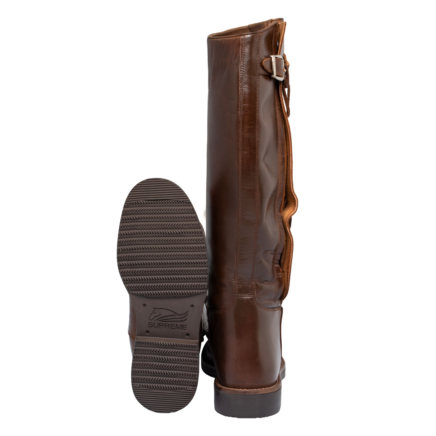 Unisex kožené jezdecké boty Supreme s prodyšnou podšívkou