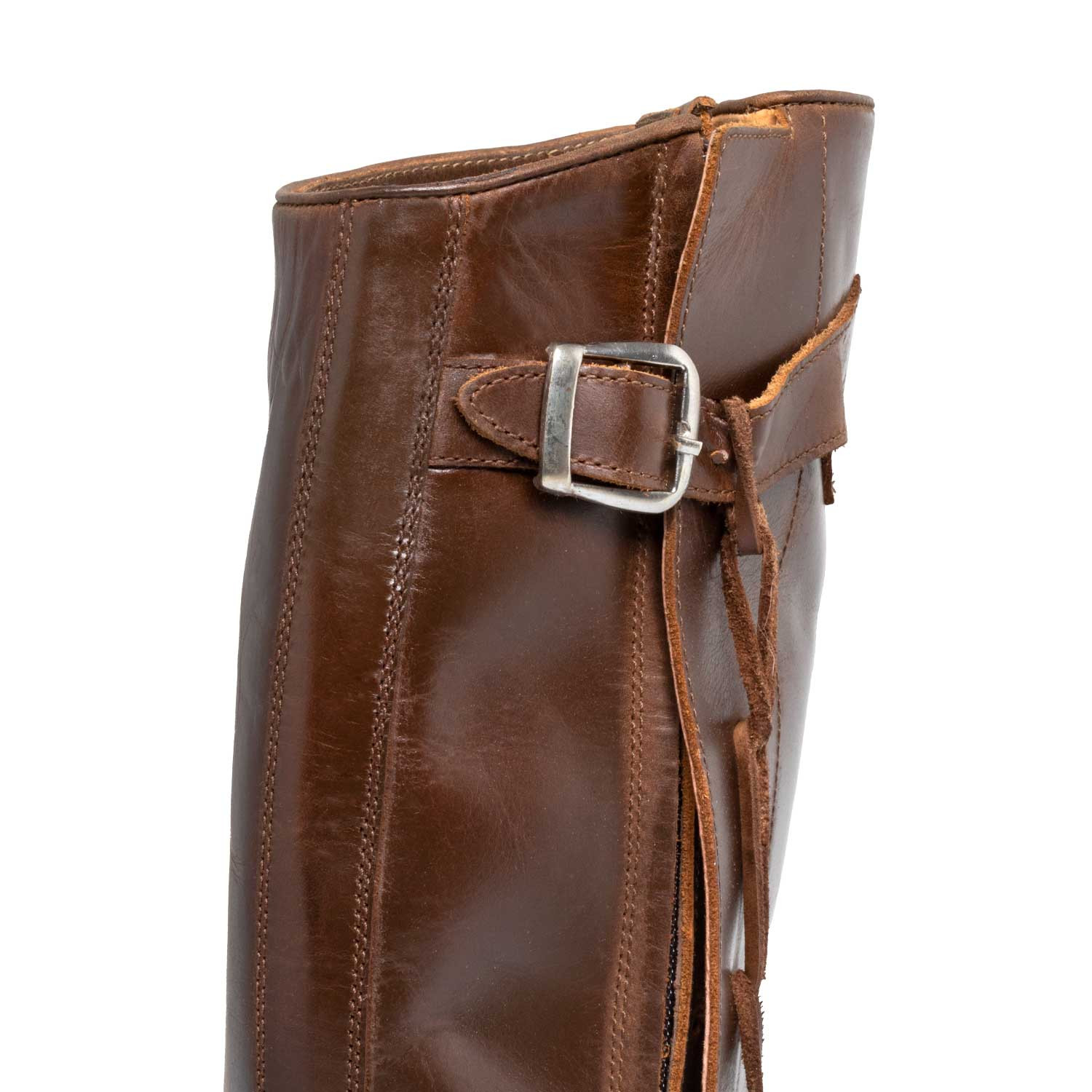 Unisex kožené jezdecké boty Supreme s prodyšnou podšívkou