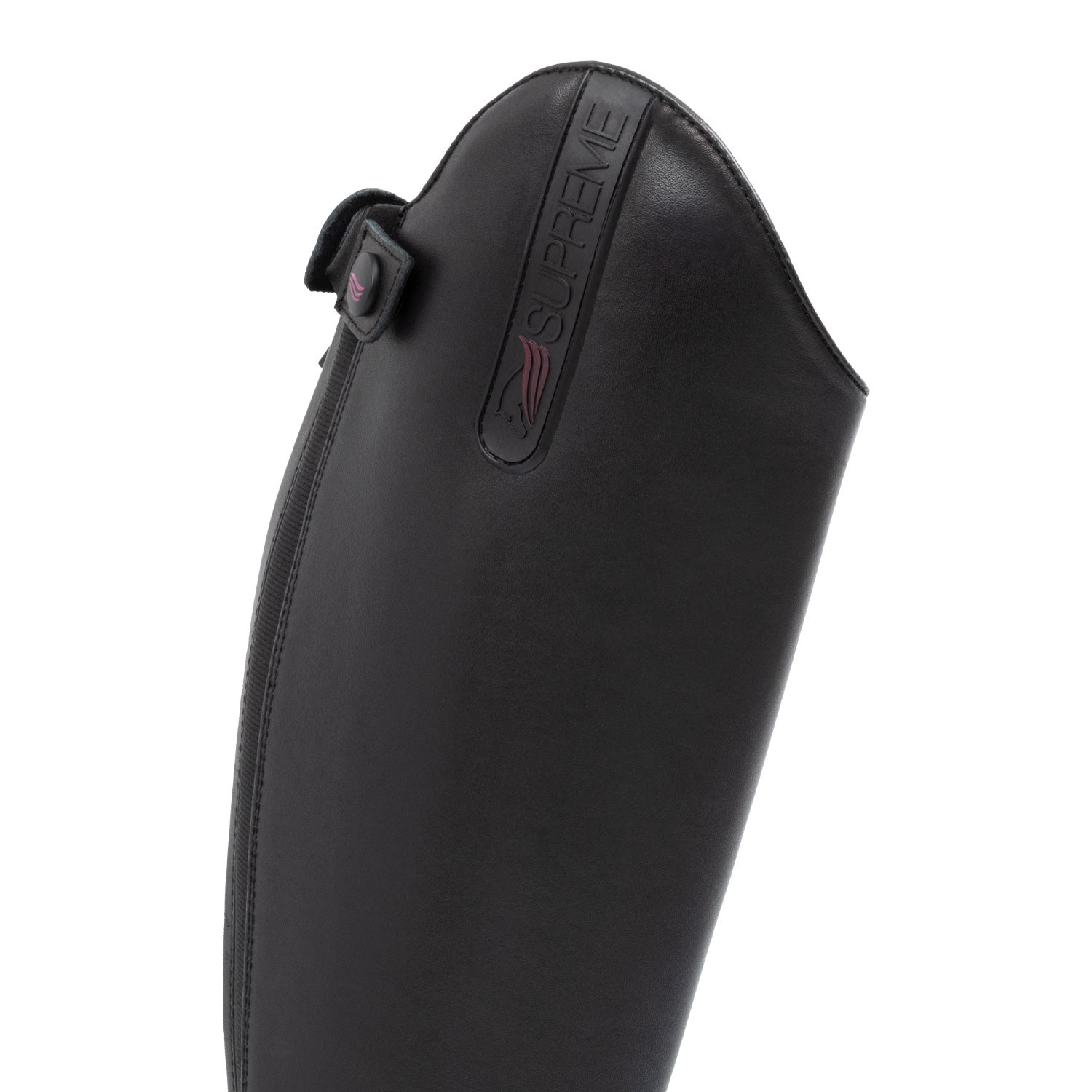 Unisex kožené jezdecké boty Supreme se šněrováním Wide Calf