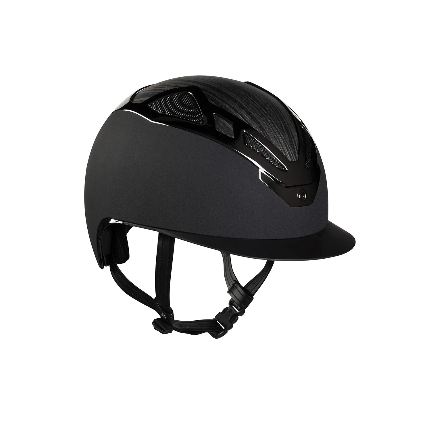 CASCO APEX MADERA NEGRO MATE