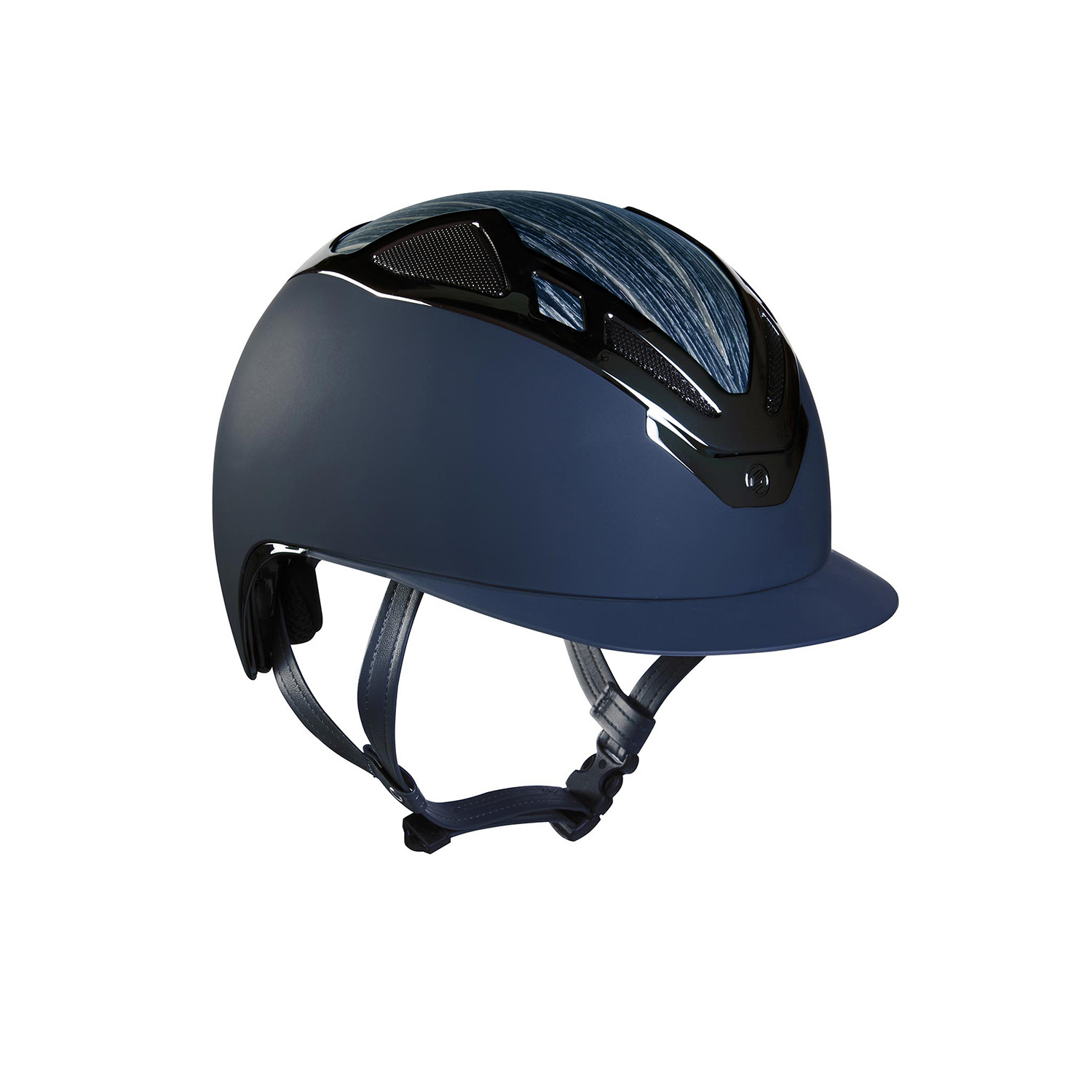 Jezdecká helma Suomy Apex Wood modrá matná