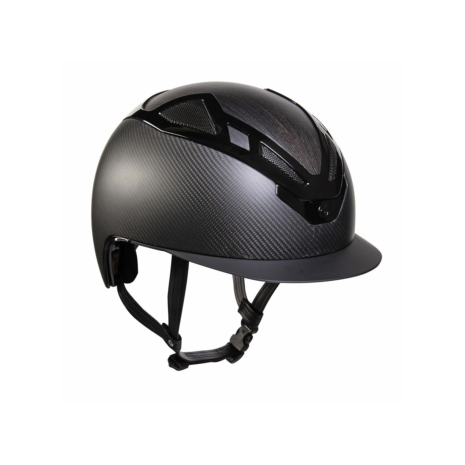 Karbonová jezdecká helma Suomy Apex Carbon Wood matná