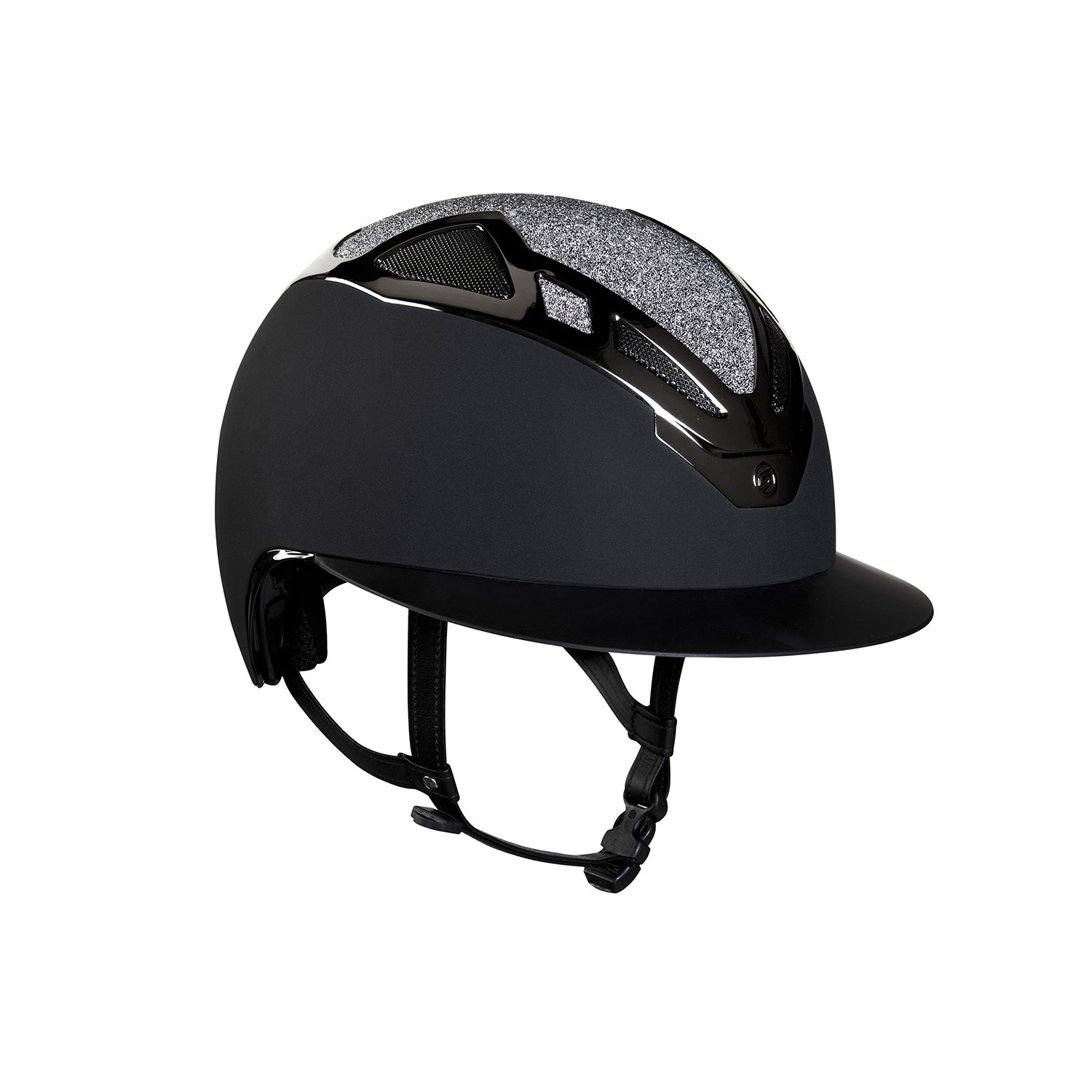 Dámská jezdecká helma Suomy Apex Swarovski Lady černá