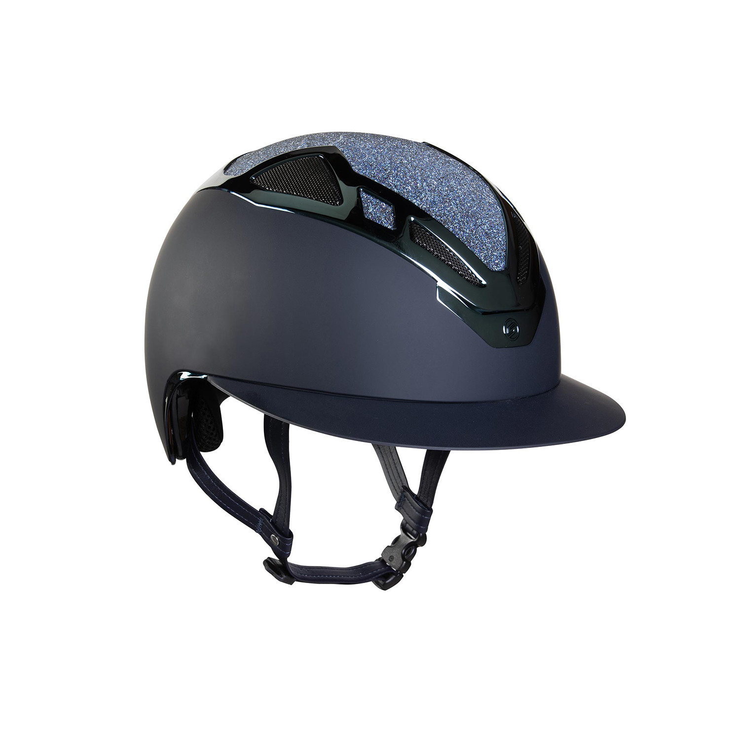 Dámská jezdecká helma Suomy Apex Swarovski Lady modrá