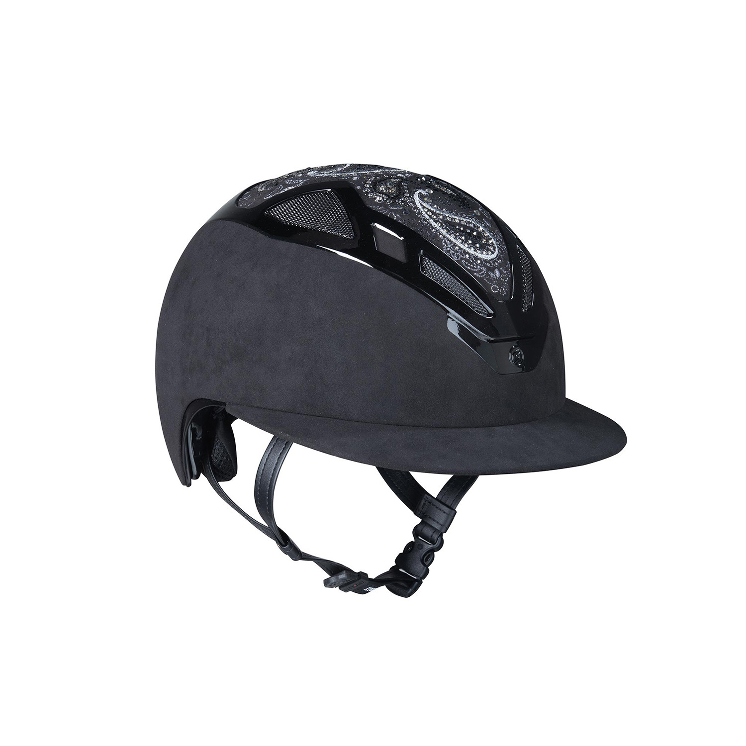 Dámská jezdecká helma Suomy Apex Damask Total Black Lady