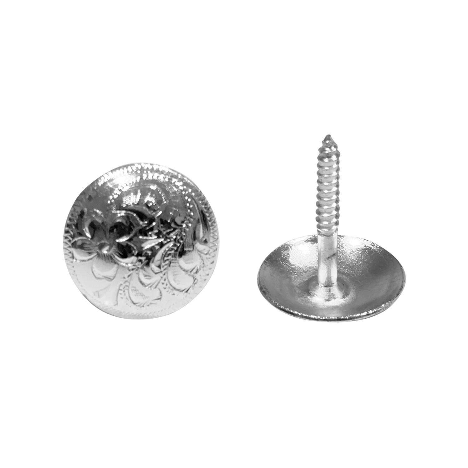 Satin-Finished Western Saddle Stud With Screw