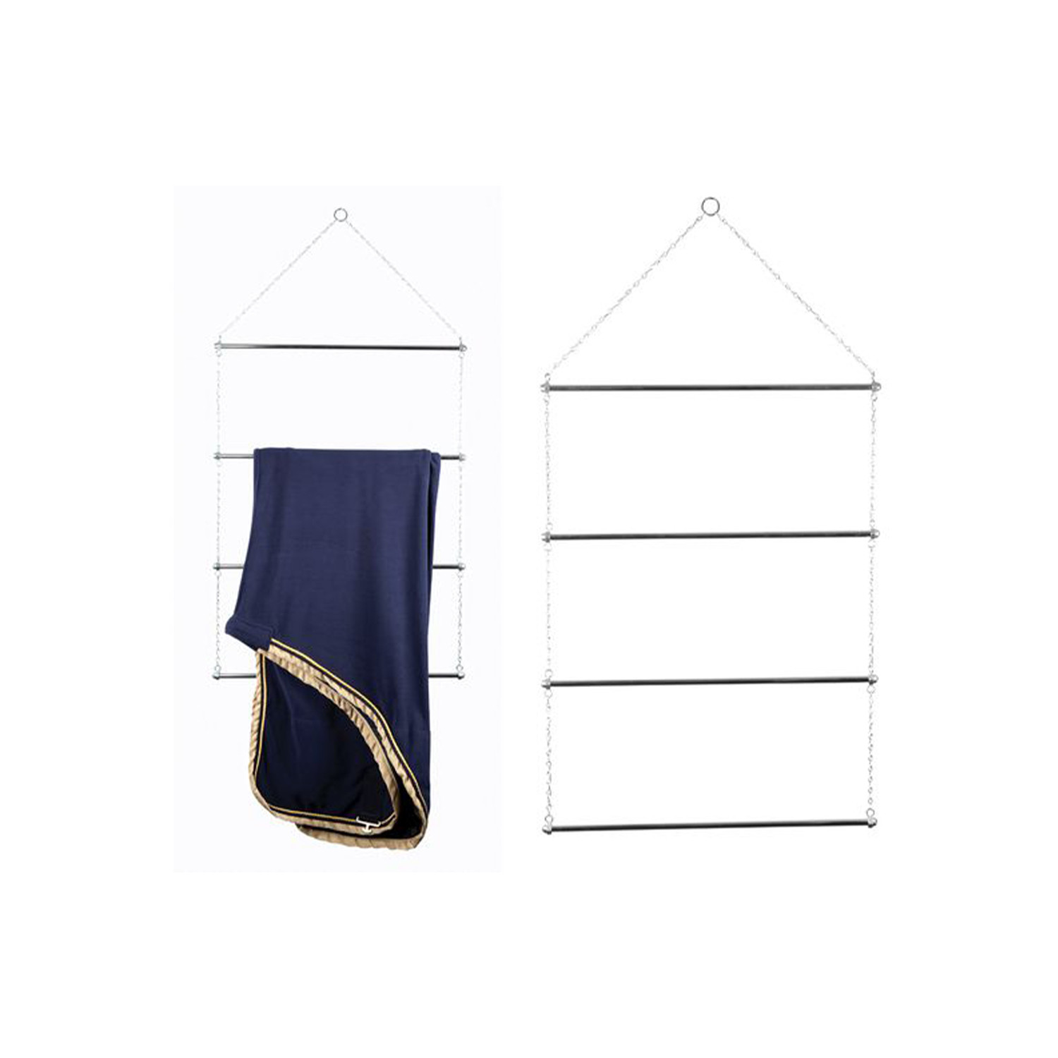 Metallic Cooler-Blanket Rack