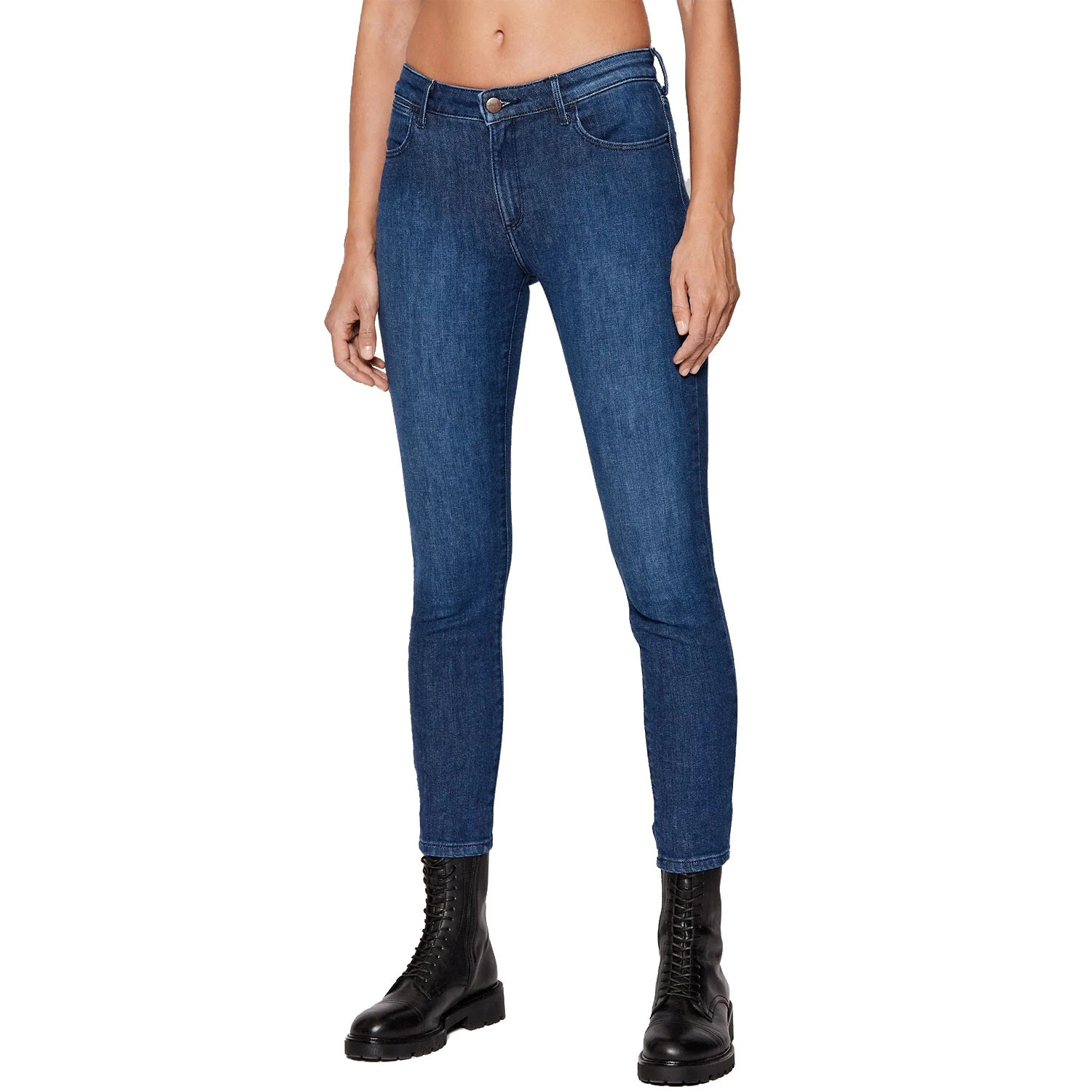 WOMEN'S SKINNY JEANS AUTHENTIC BLUE STRETCH