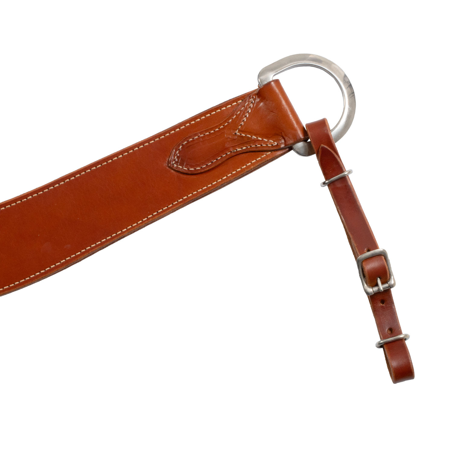 Široký kožený westernový poprsník Westwood Roping ve tvaru Y