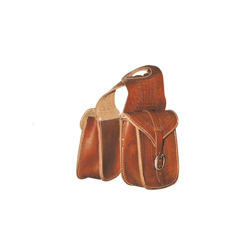 Bolsa delantera con cuero Basket