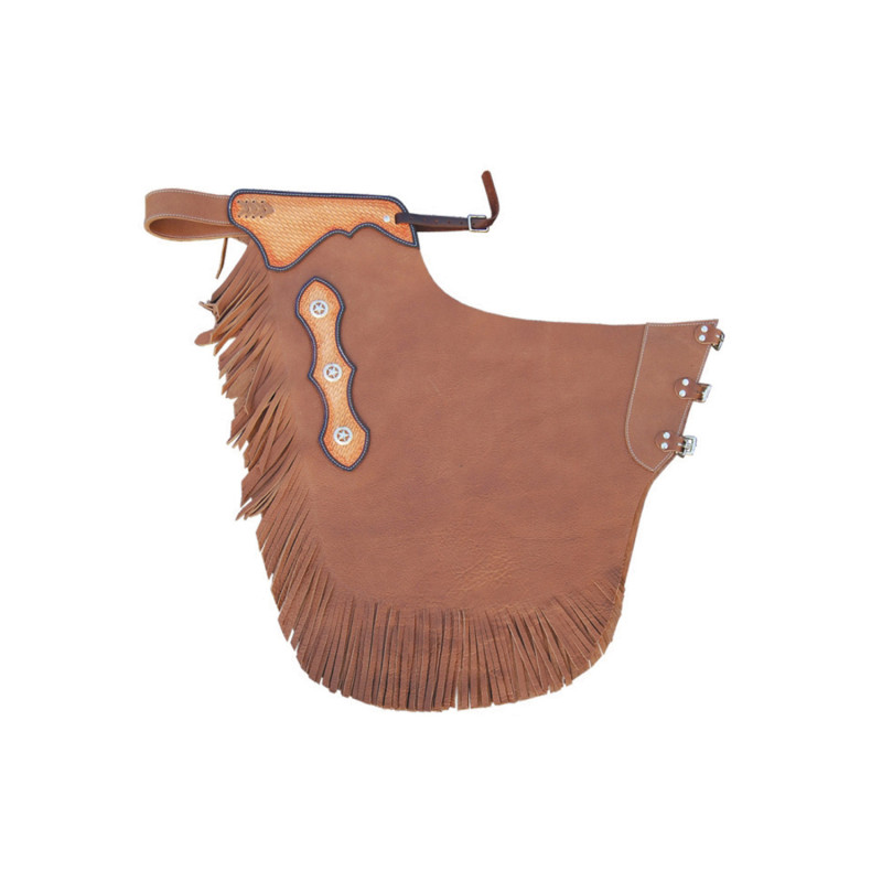 Western Chaps Smooth Leather "Rodeo" Model