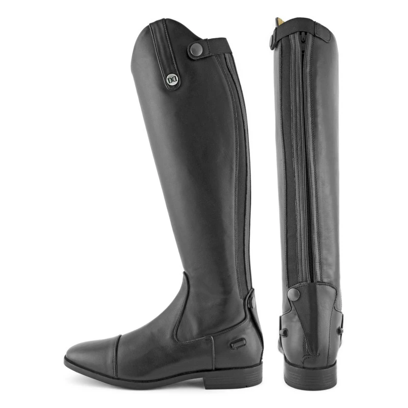 Derby-Reitstiefel mit Reißverschluss hinten