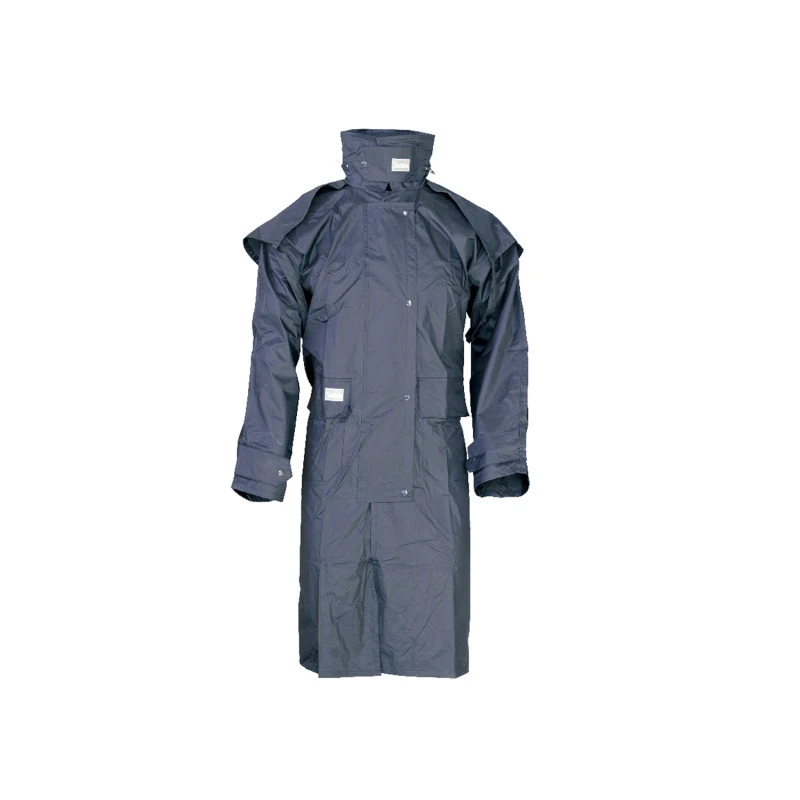 Impermeable con capucha superior