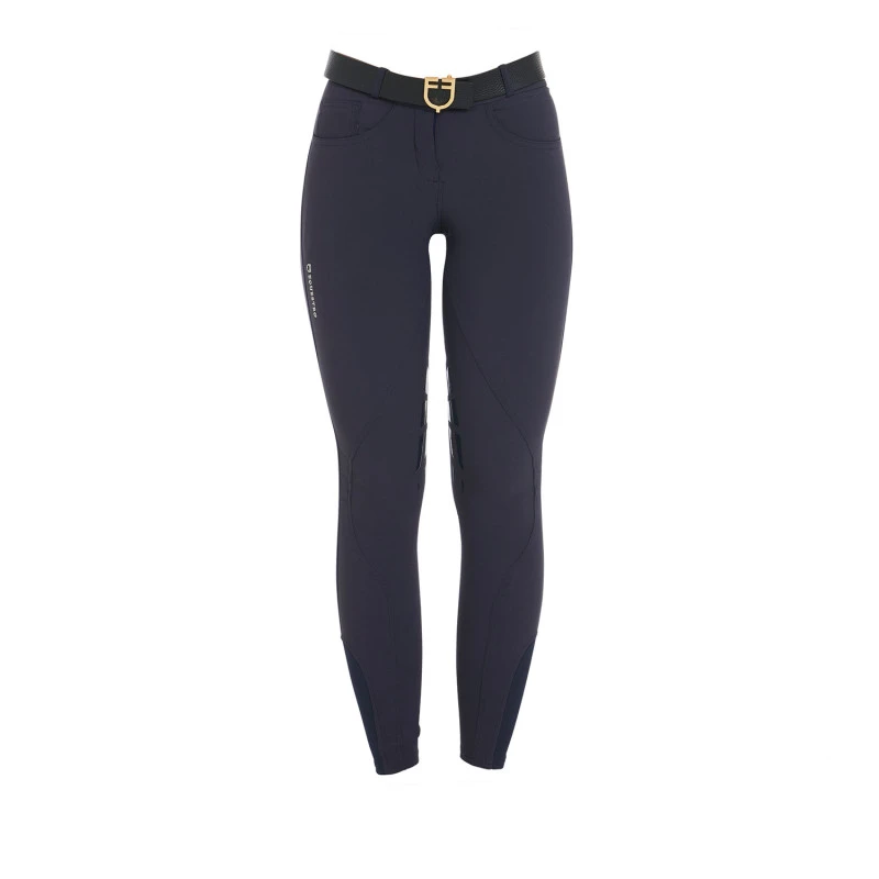 Women's knee grip breeches in technical fabric