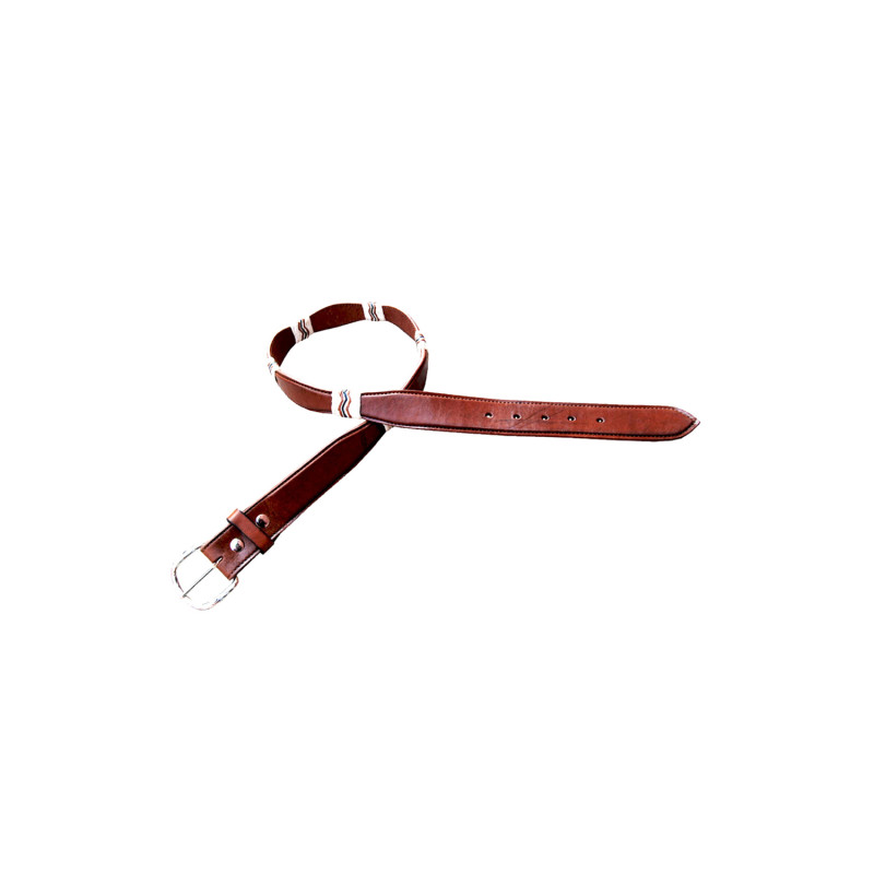 Pool'S Western Belt With Rawhide