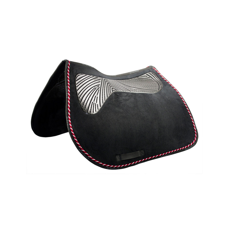 Pony Satteldecke Js mit Cs doppelseitigem Grip-Gel, Wildleder, Cordura