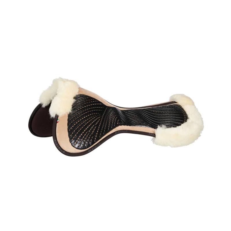 Pad MF-S JCCS-S CW-CS suede cut-out sheepskin gel grip flat