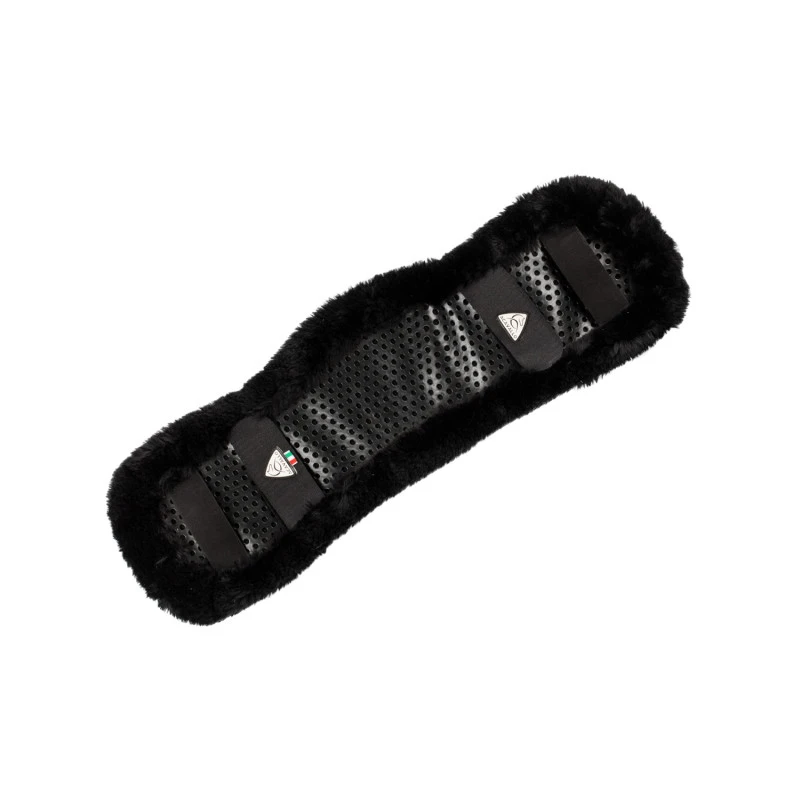 Shaped girth sleeve Classic gel faux sheepskin