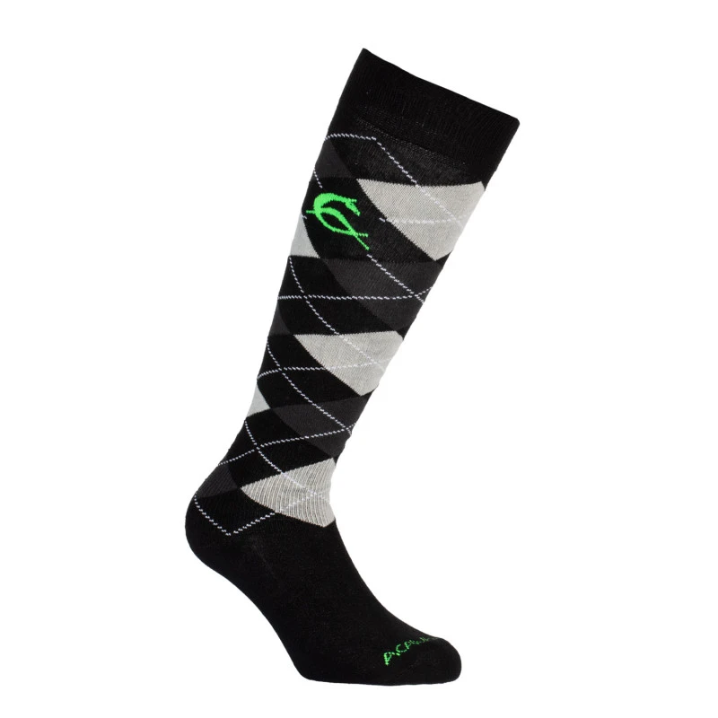 Baumwollsocken mit Rautenmuster