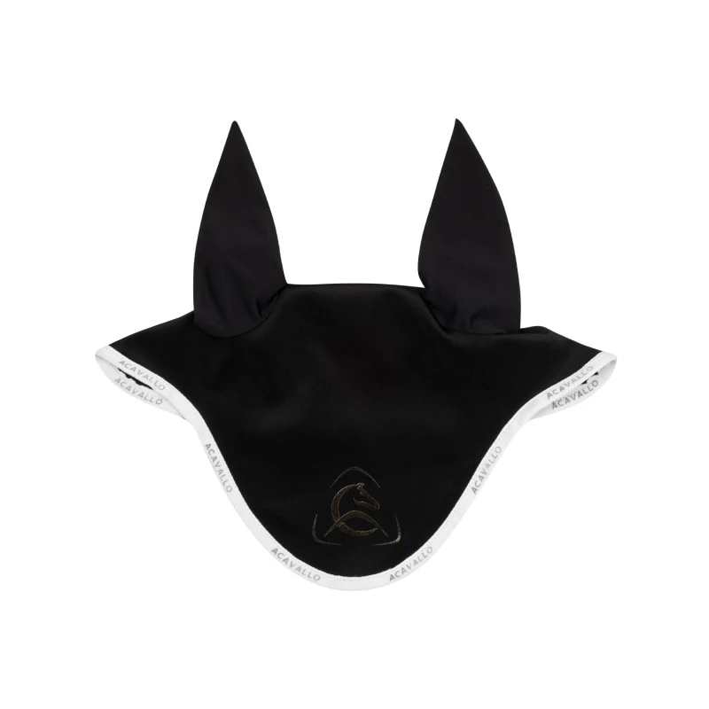 Elastane fly veil silicone logo
