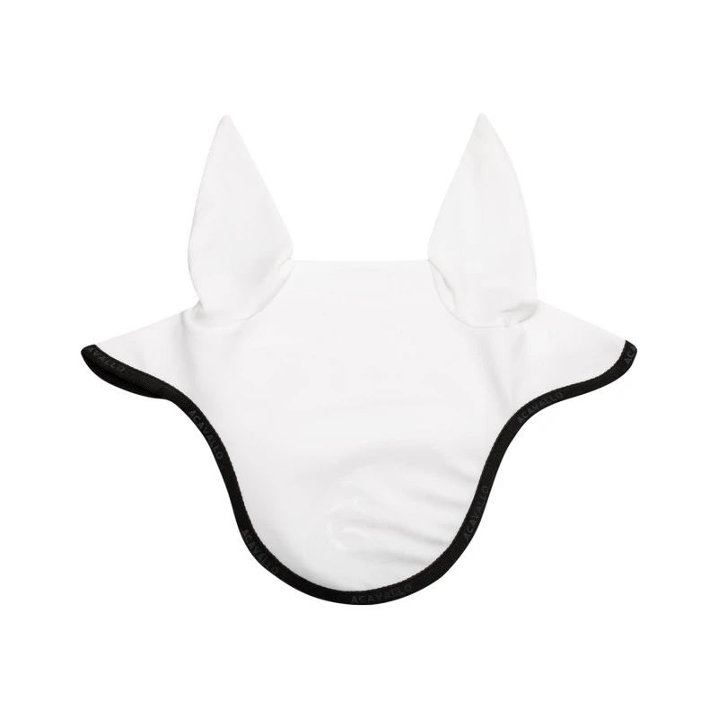 Elastane fly veil silicone logo