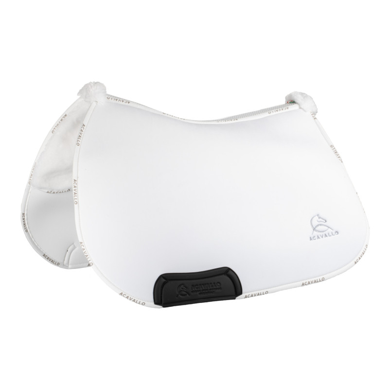 Saddle pad JS CW-3DS louvre shaped internal faux sheepskin