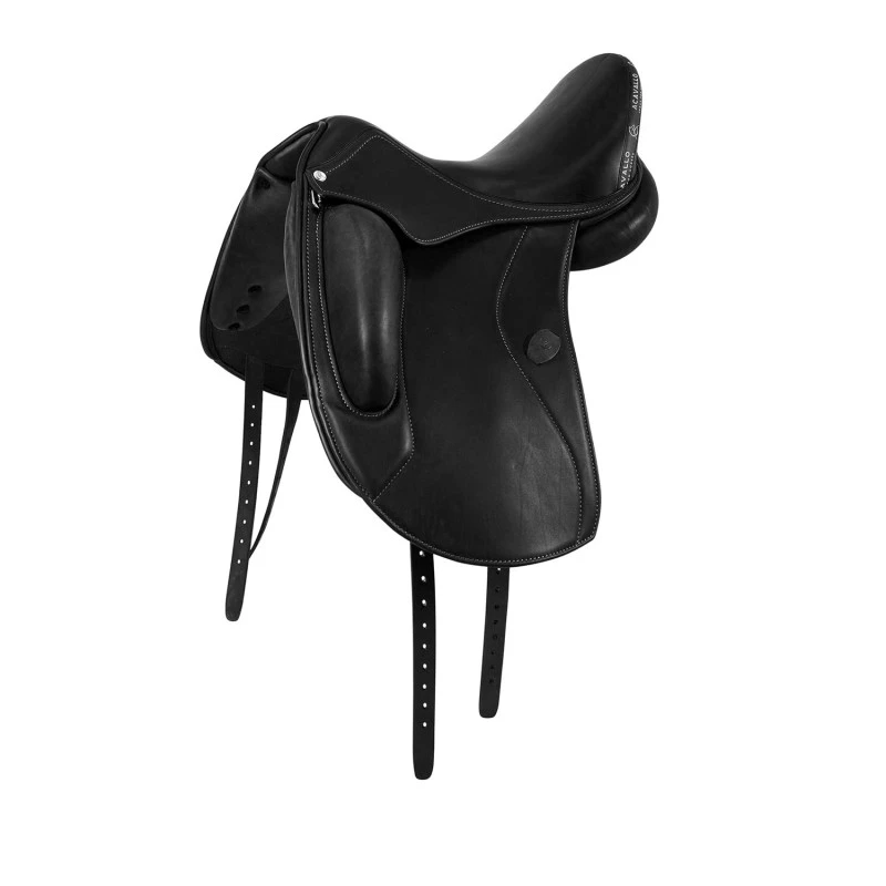 Perugino dressage saddle short knee blocks